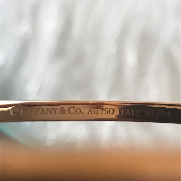 Tiffany & Co. Tiffany T T1 Narrow Diamond Hinged Bangle in 18k Rose Gold - Picture 5 of 5